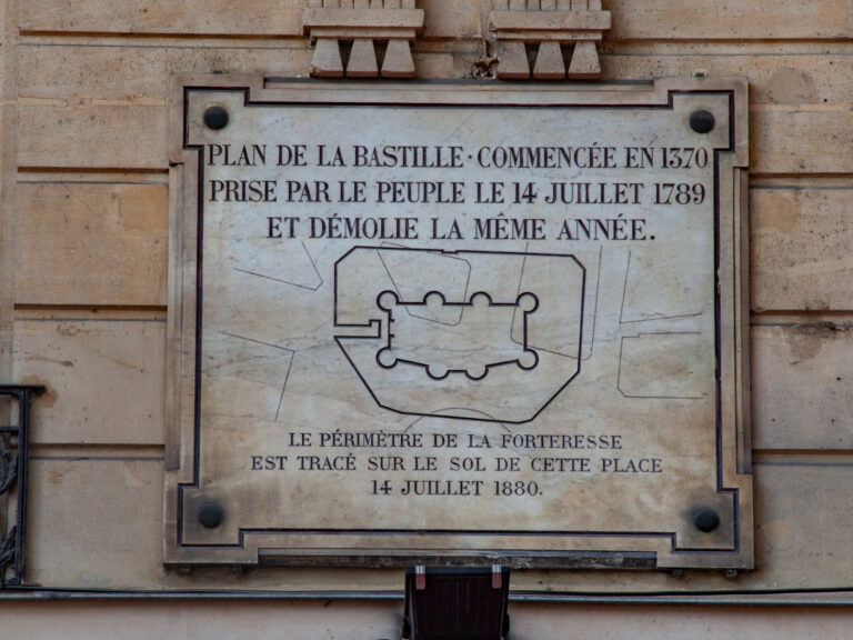 plaque bastille
